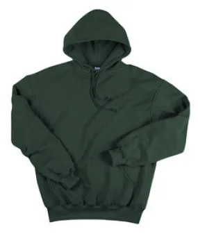1254 Badger Adult Blended Hooded Sweatshirt Forest Green