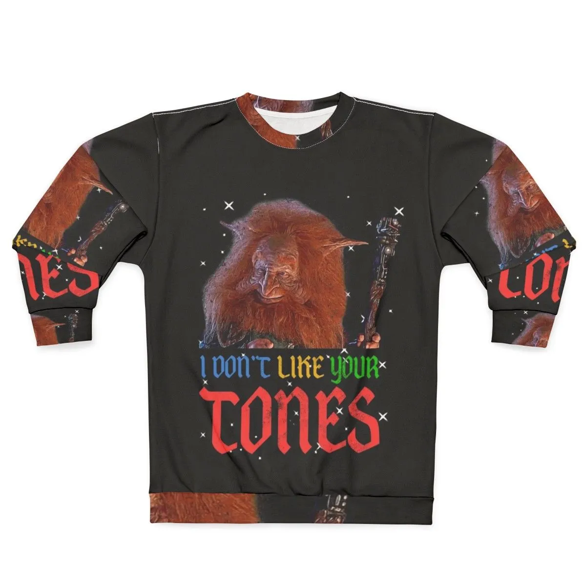 1980s "I Don't Like Your Tones" Sweatshirt | Retro Graphic Tee