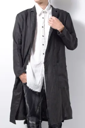 2201-JK02A Side Slit Tailored Coat Black