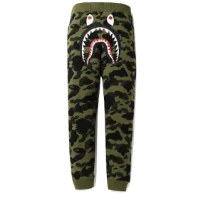 A Bathing Ape 1st Camo Shark Slim Sweatpants - Green/Black