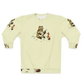 Adorable Bear and Fox Sweatshirt - Stylish Wildlife Clothing
