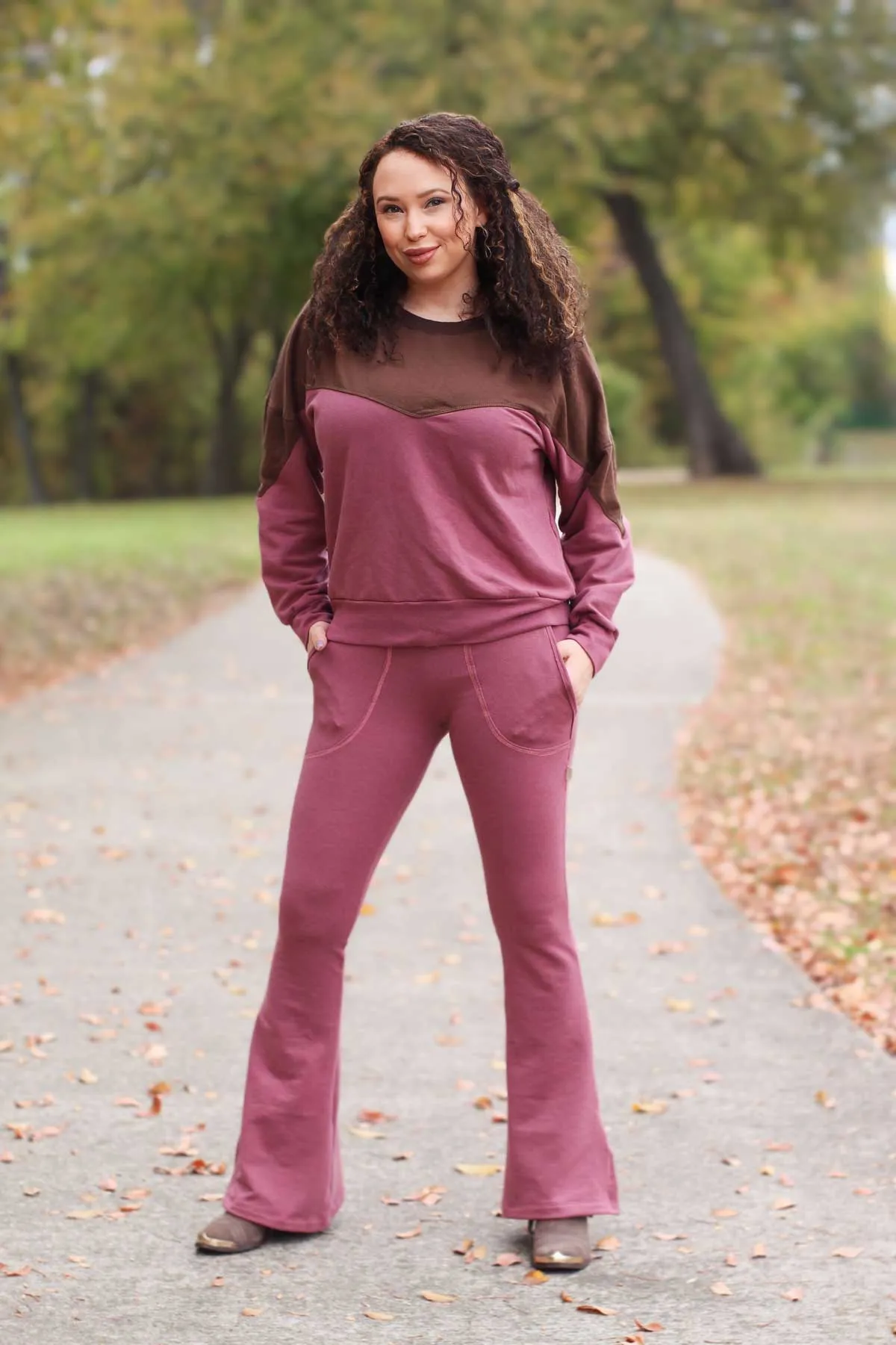 Adult Xoe Colorblock Crop & Top