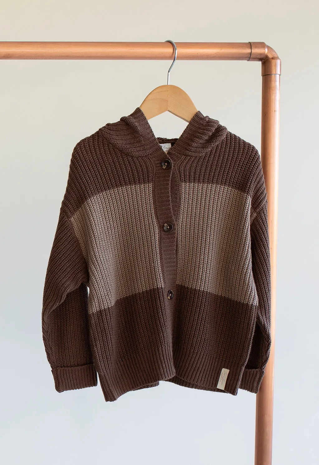 Adventure Awaits:  Kids Knit Button Cardigan