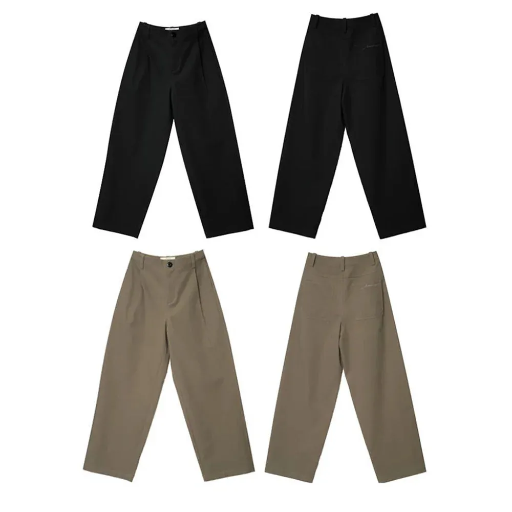 Aidase Mens Suit Trousers Classic Commuter Casual Trousers Autumn Business Daily Office Simple Straight Trousers Men'S Clothing 2024
