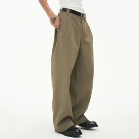 Aidase Mens Suit Trousers Classic Commuter Casual Trousers Autumn Business Daily Office Simple Straight Trousers Men'S Clothing 2024