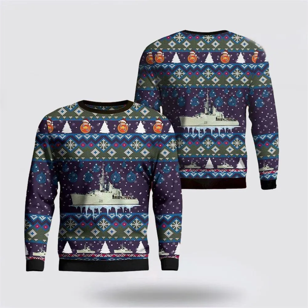 All-Over-Print Ugly Sweater JulesRoche Classic Holiday Design