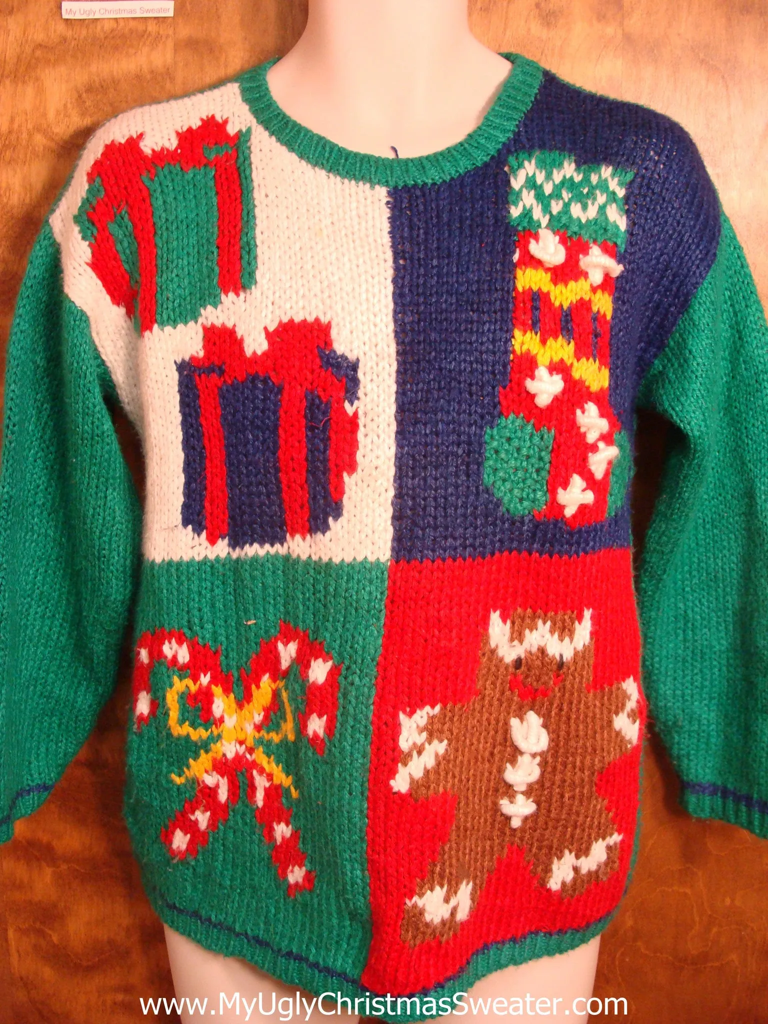 Amazing Retro Colorful Christmas Sweater