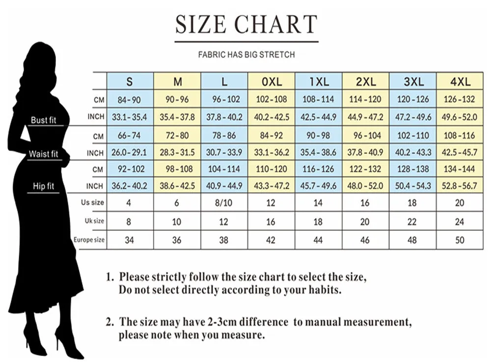 AOMEIDRESS V Neck Three Quarter Sleeves Color Block Bodycon Dress