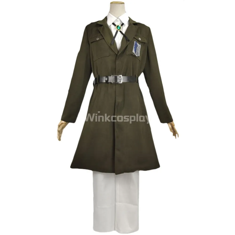 Attack On Titan Final Season Armin Arlert Levi Ackerman Survey Corps Cosplay Costume