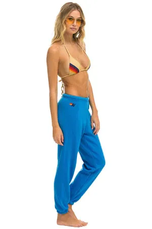 Aviator Nation 5 Stripe Sweatpants in Ocean // USA