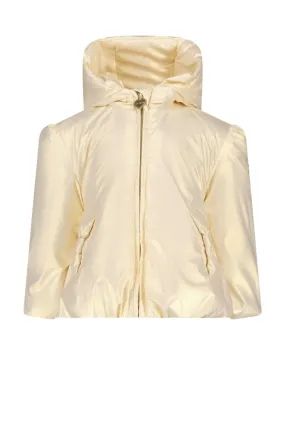 BABSHY metal-look coat Ivory-gold