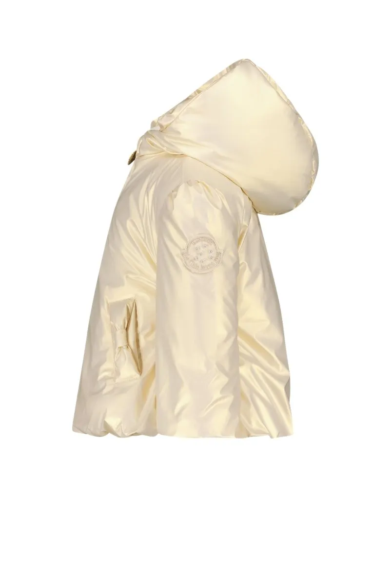 BABSHY metal-look coat Ivory-gold