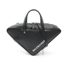 Balenciaga Leather Triangle Duffle S Handbag