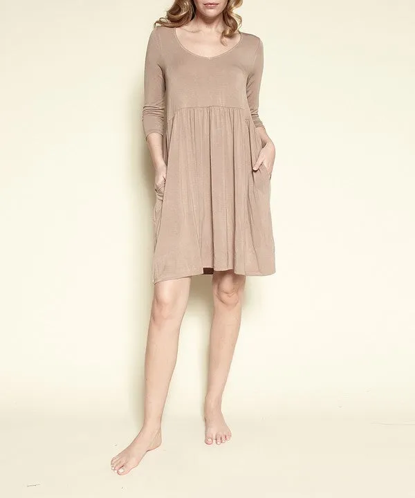 Bamboo Babydoll Dress