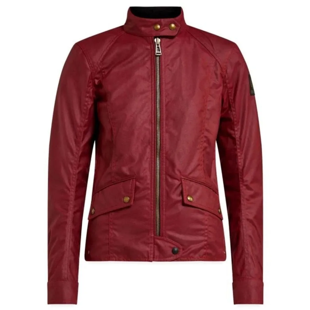 Belstaff Antrim Waxed Cotton Racing Red Jacket