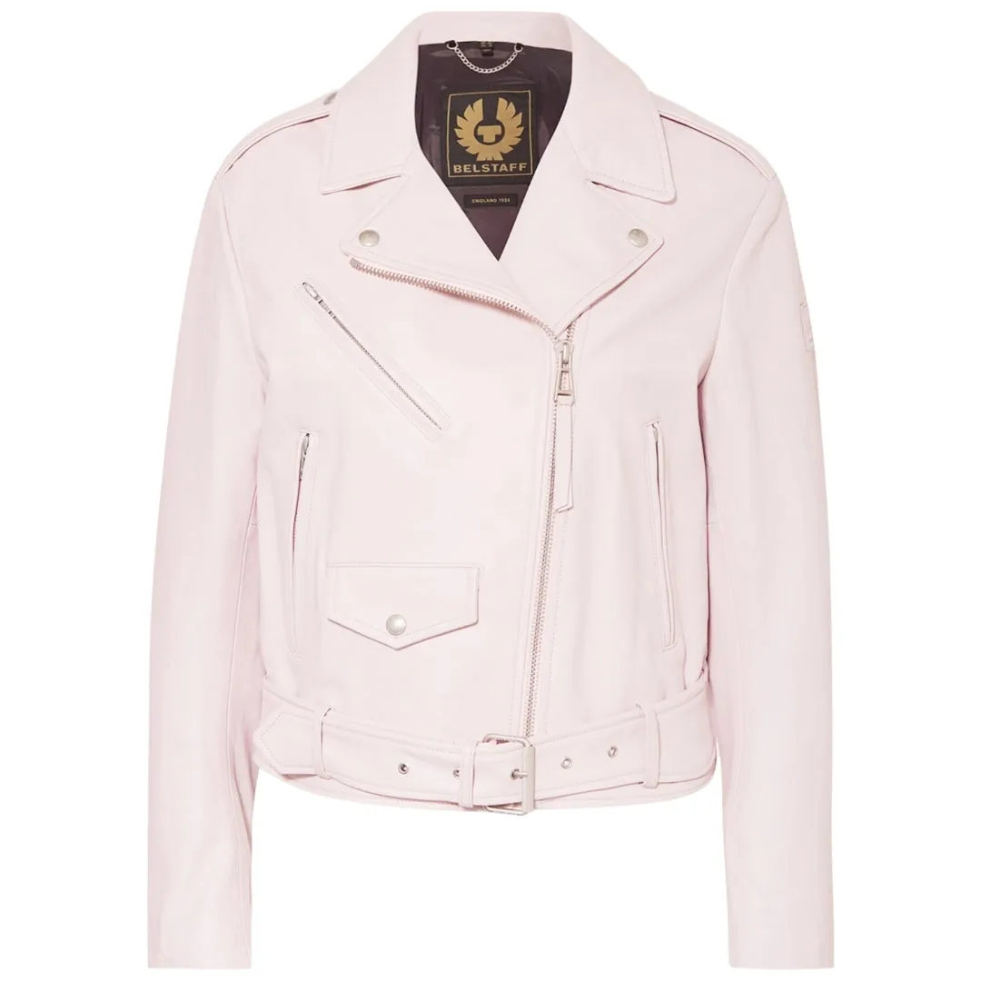 Belstaff Renegade Chalk Pink Leather Jacket