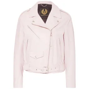 Belstaff Renegade Chalk Pink Leather Jacket