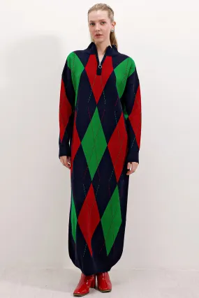 BGD Women Knit Dress - Navy Blue - Avondale