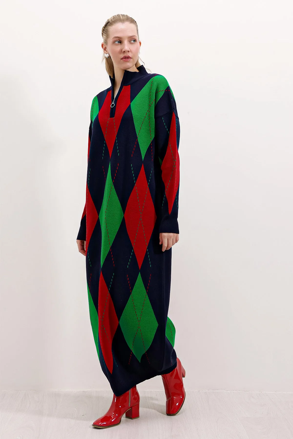 BGD Women Knit Dress - Navy Blue - Avondale