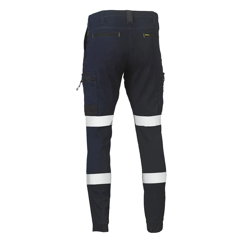Bisley BPC6335T FLX & Move Taped Stretch Denim Cargo Cuffed Pants