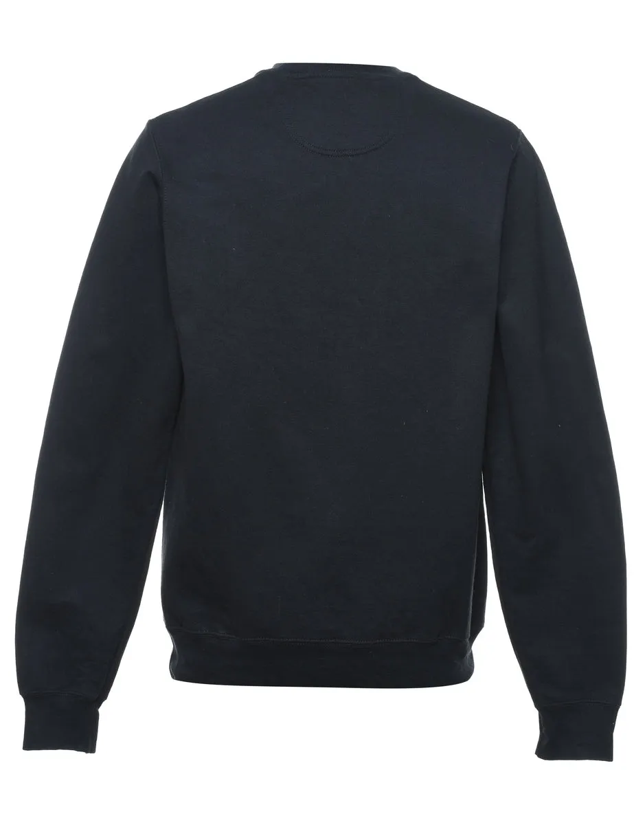 Black Motion City Sound Track Printed Sweatshirt - M