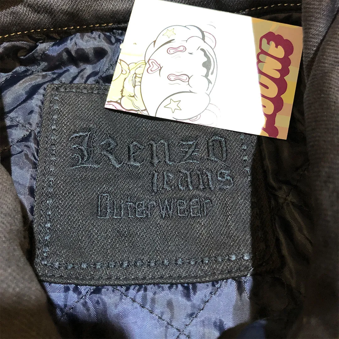 Black Over dyed Kenzo Denim Jacket