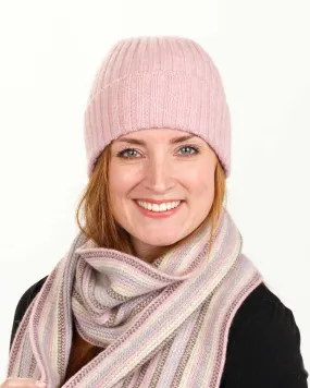 Blossom Pink Rib Ladies Beanie - NX480