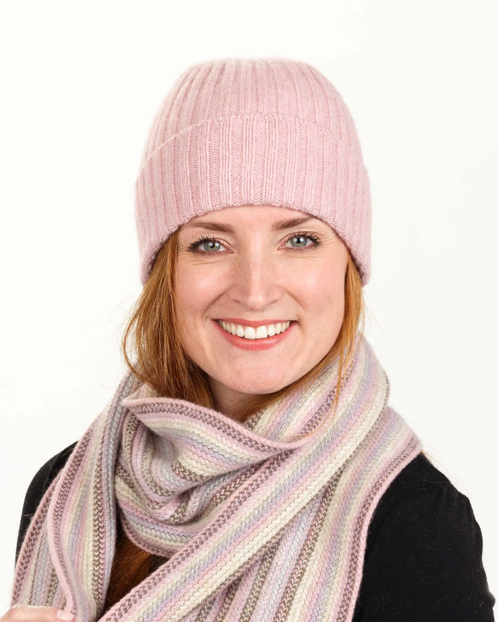 Blossom Pink Rib Ladies Beanie - NX480