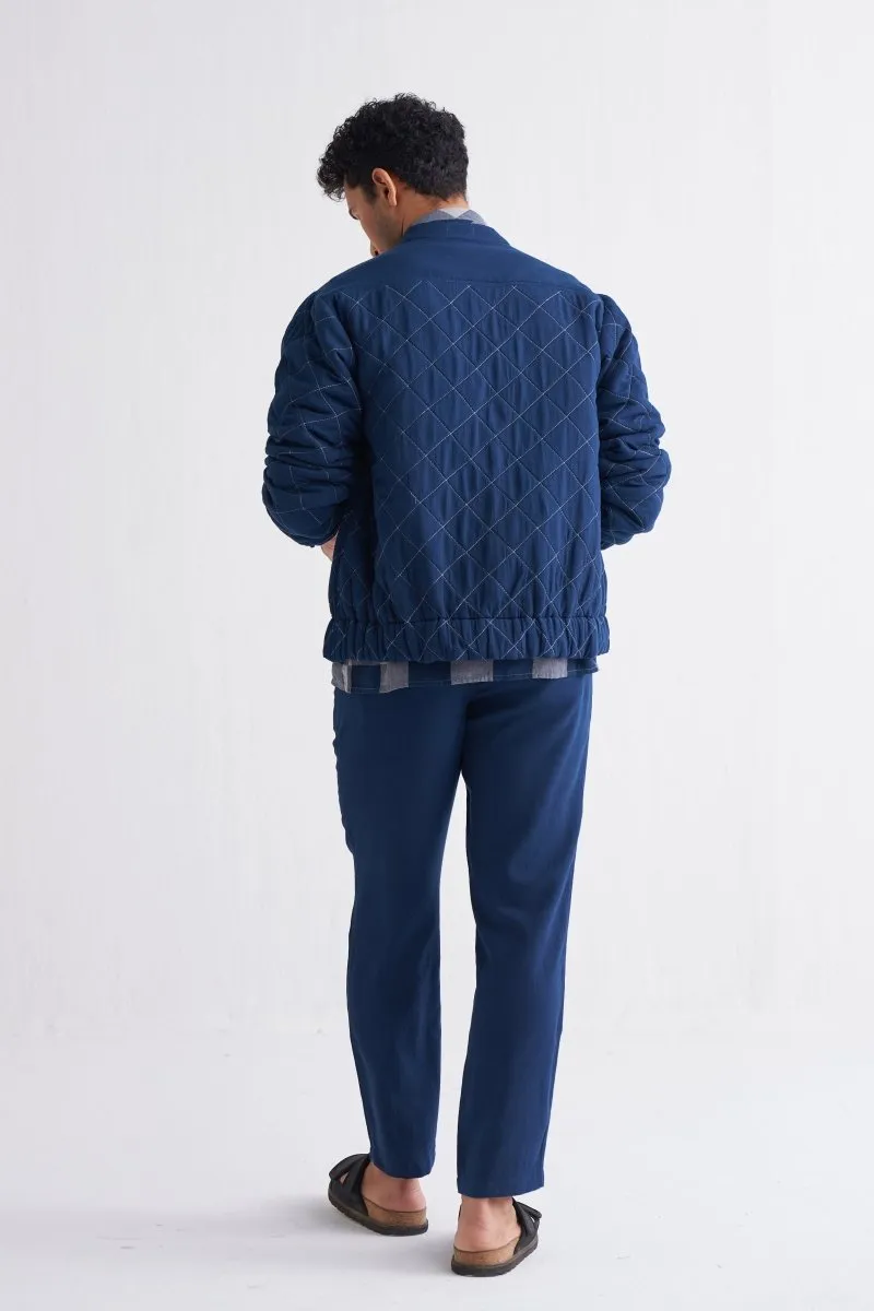 Bomber Jacket - Solid Navy