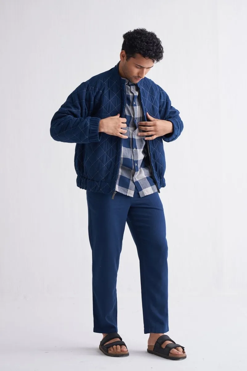 Bomber Jacket - Solid Navy