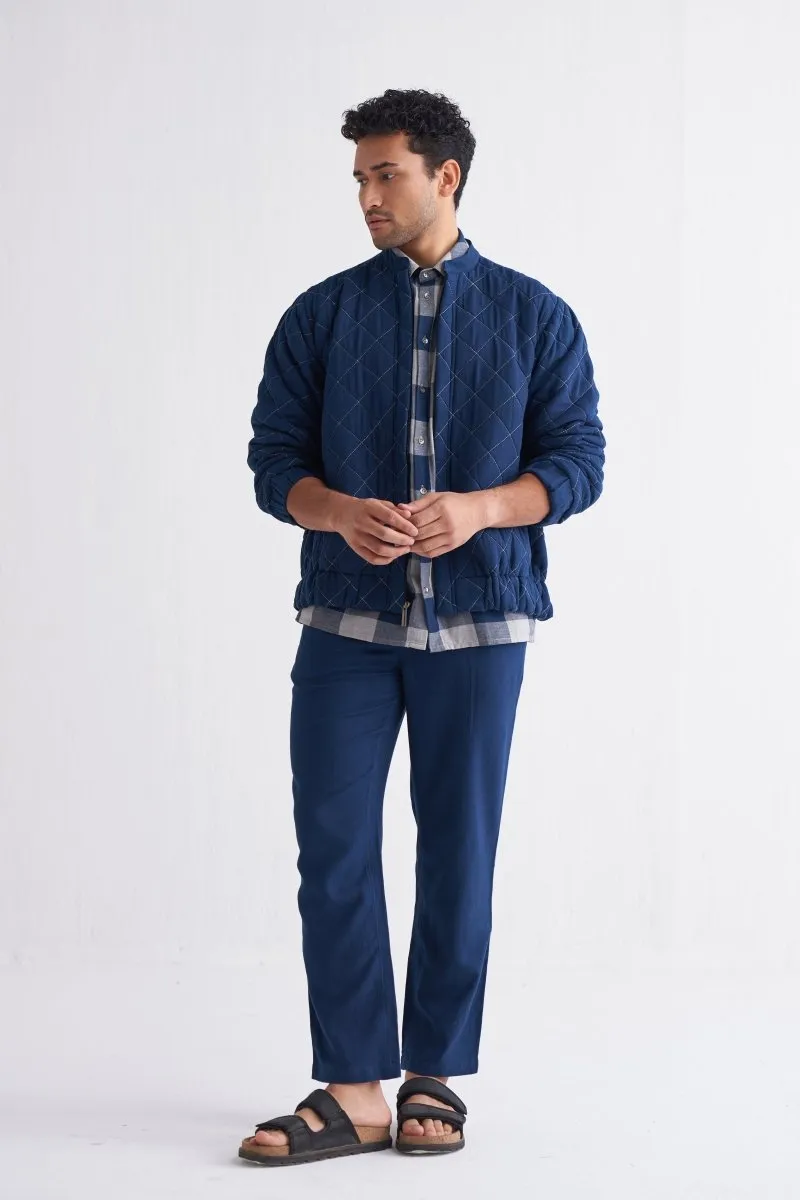 Bomber Jacket - Solid Navy
