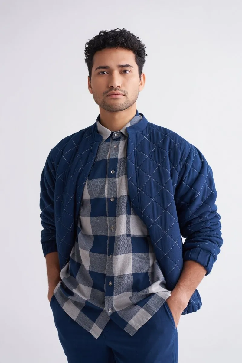 Bomber Jacket - Solid Navy