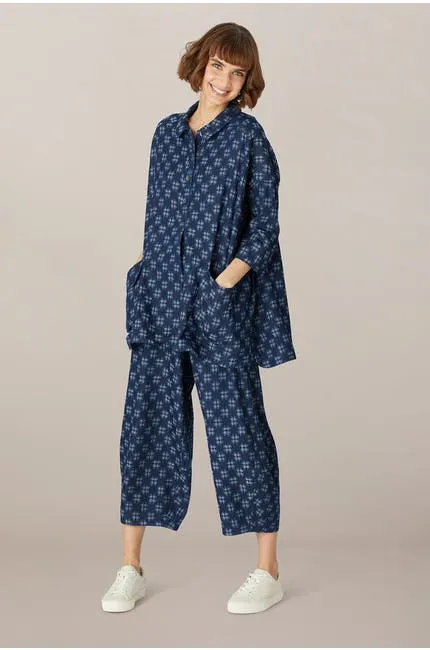 Broken Check Denim Trouser