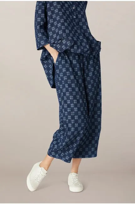 Broken Check Denim Trouser