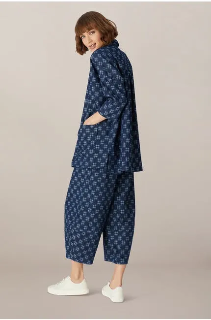 Broken Check Denim Trouser