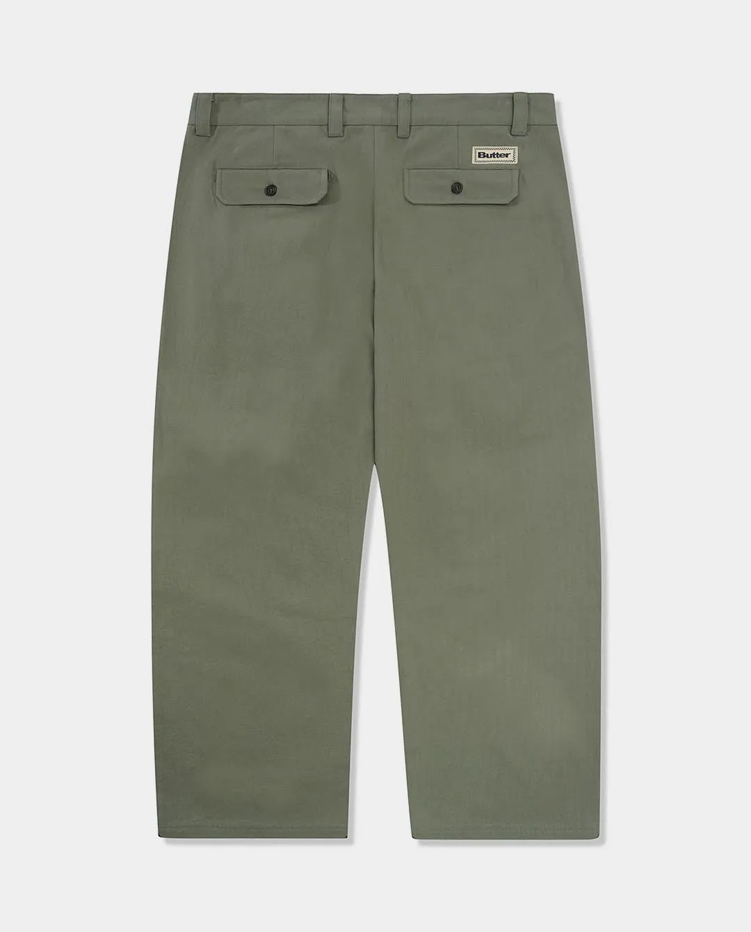 Butter Goods - Pleated Trousers - Moss