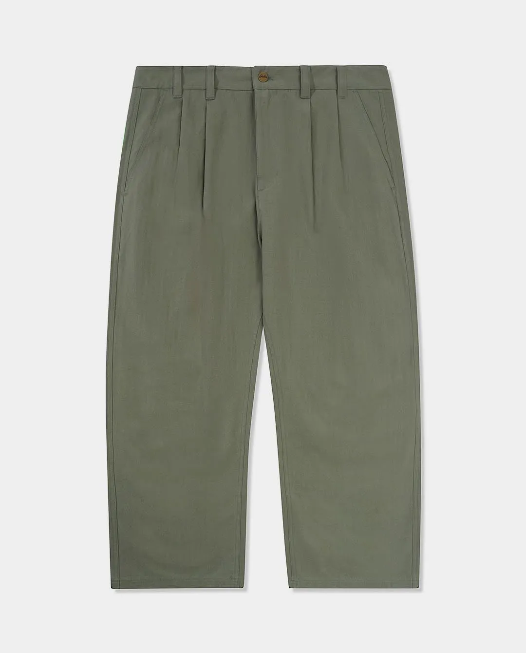 Butter Goods - Pleated Trousers - Moss