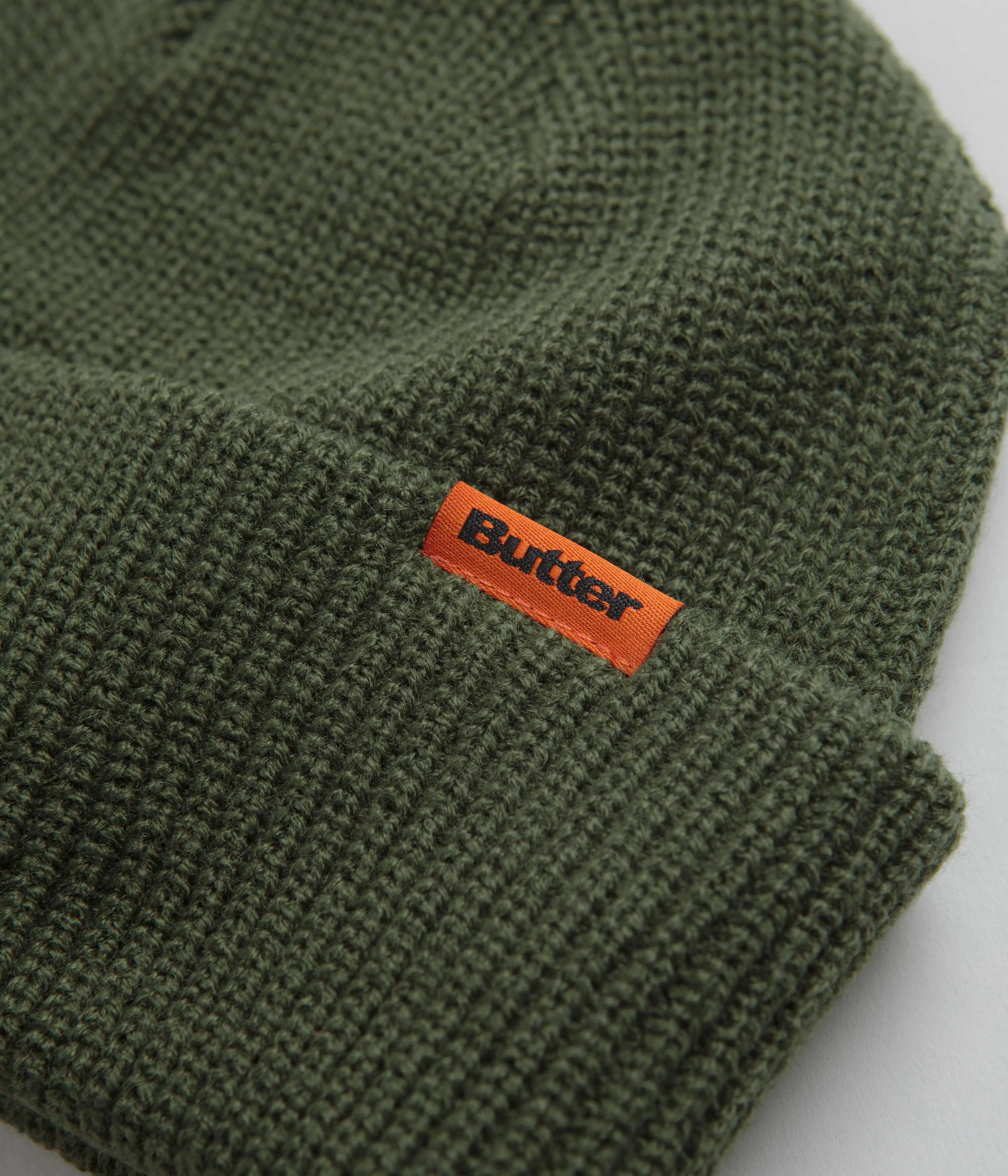 Butter Goods Tall Wharfie Beanie - Army
