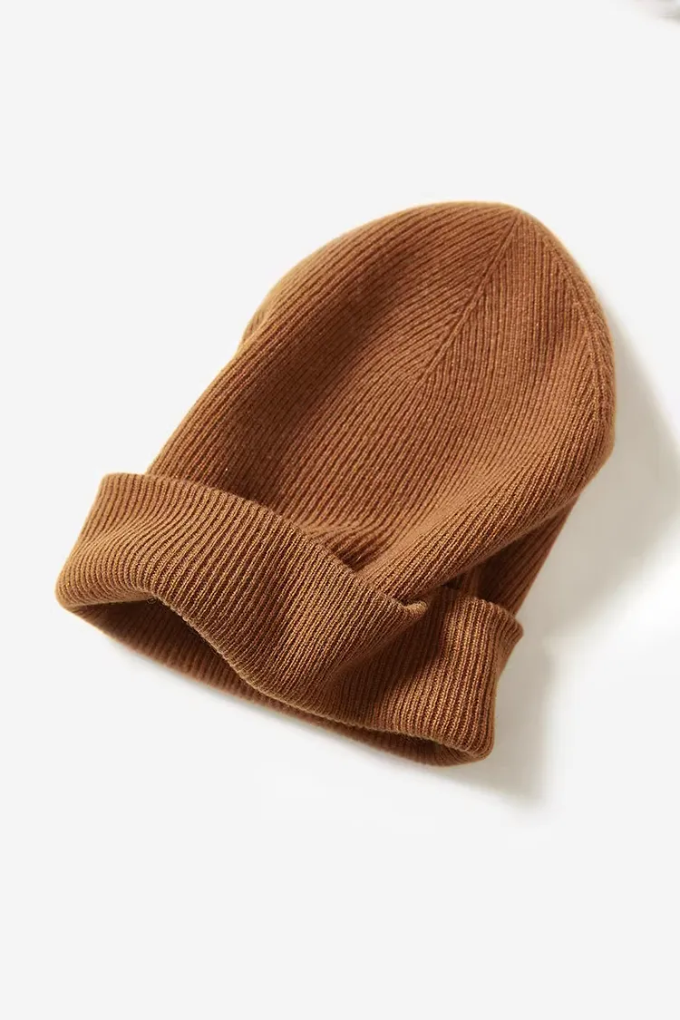 Cashmere Crochet Slouchy Beanie