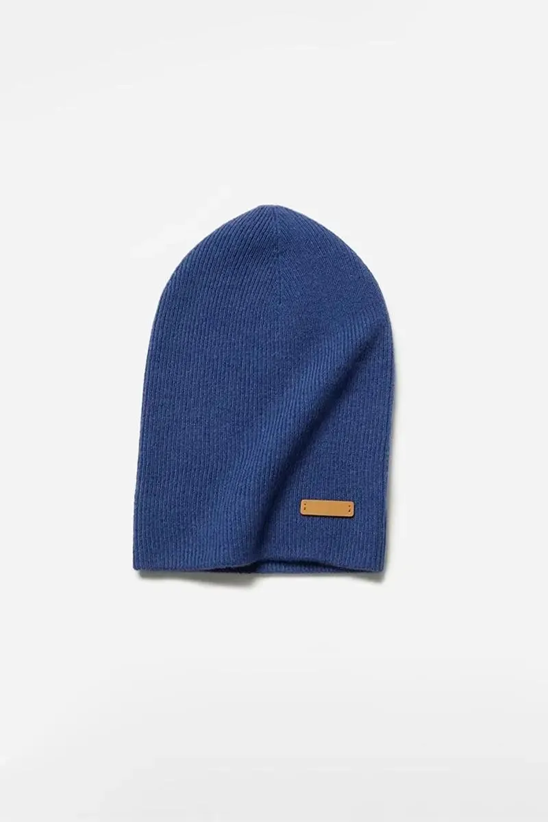 Cashmere Crochet Slouchy Beanie