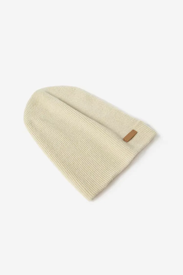 Cashmere Crochet Slouchy Beanie