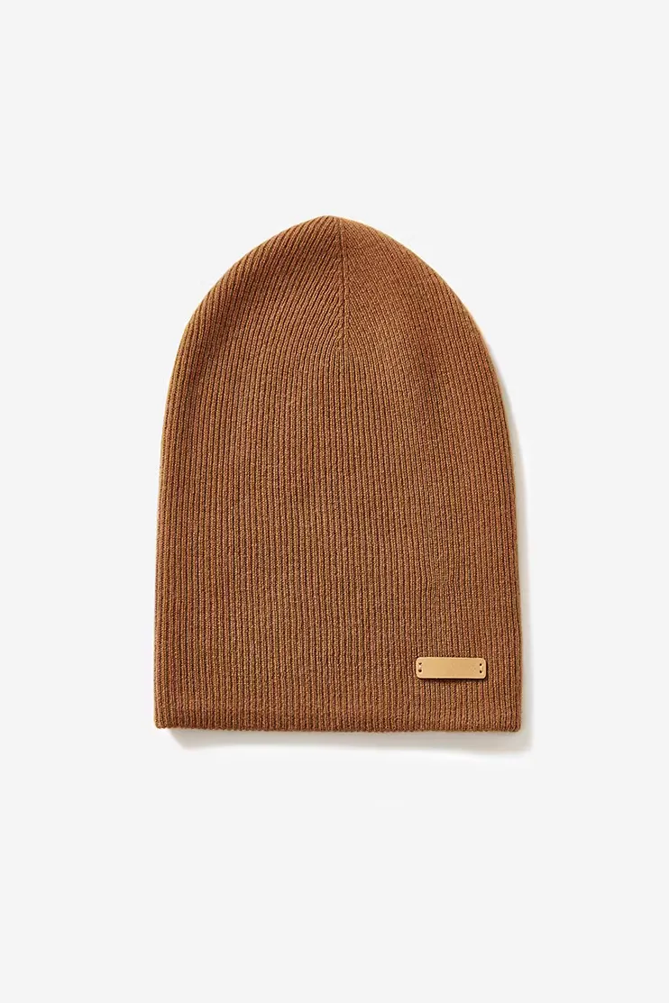 Cashmere Crochet Slouchy Beanie