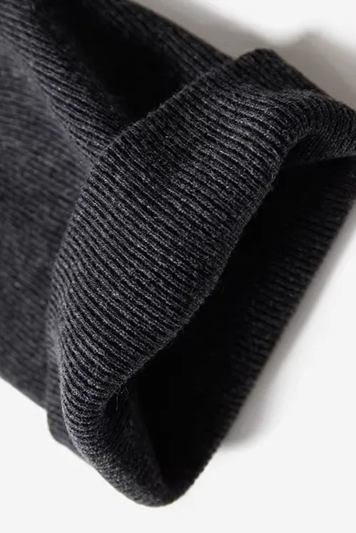 Cashmere Crochet Slouchy Beanie