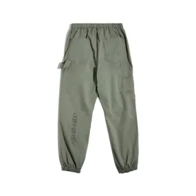 CASUAL PRINT LETTER SOLID COTTON CARGO PANTS