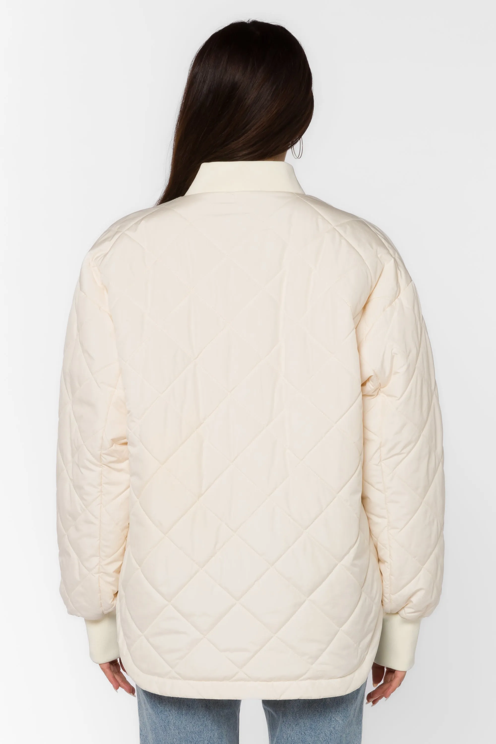 Celeste Ivory Quilted Jacket