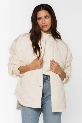 Celeste Ivory Quilted Jacket