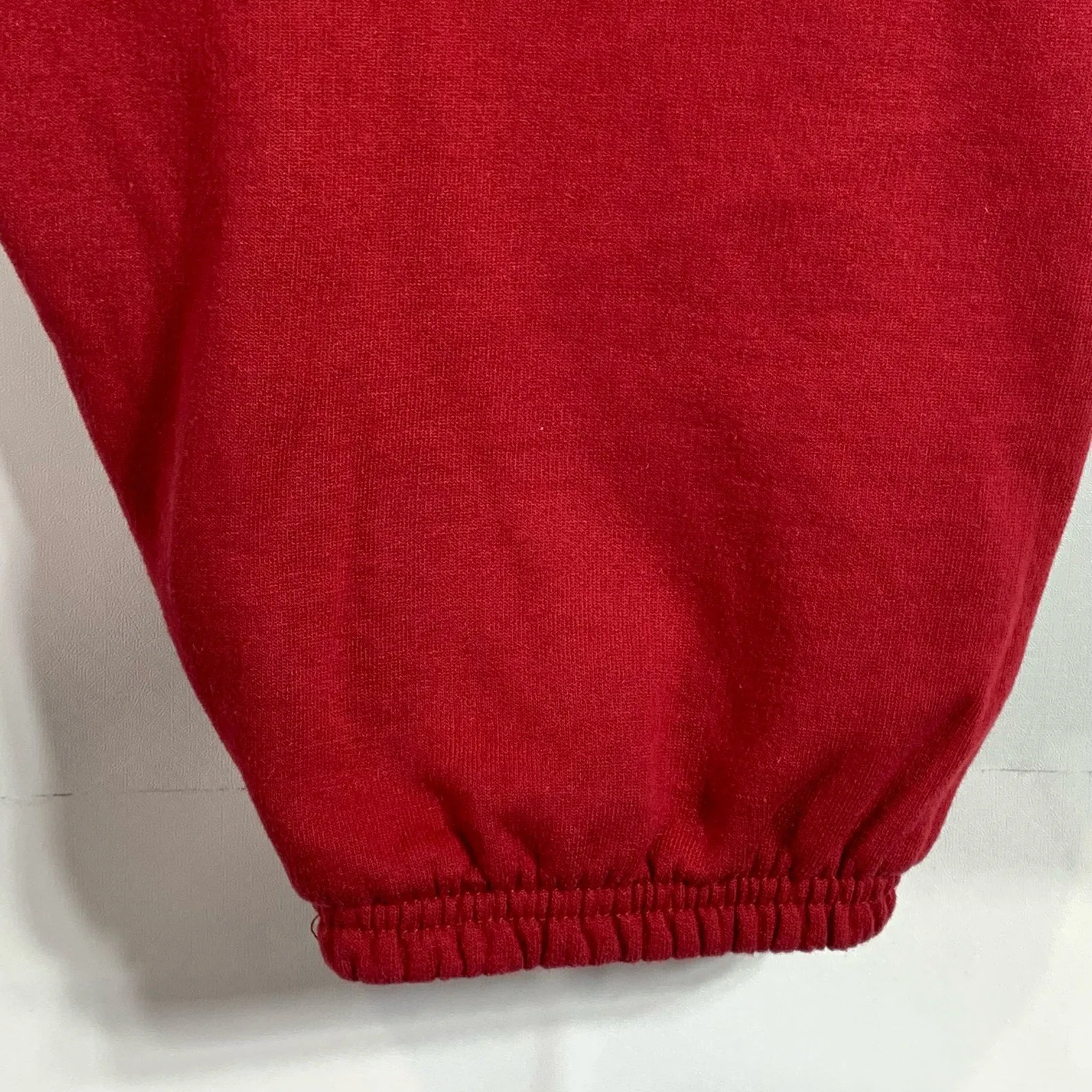 CHAMPION Men's Red Salisbury Logo Eco Powerblend Pull-On Sweatpants SZ 2XL