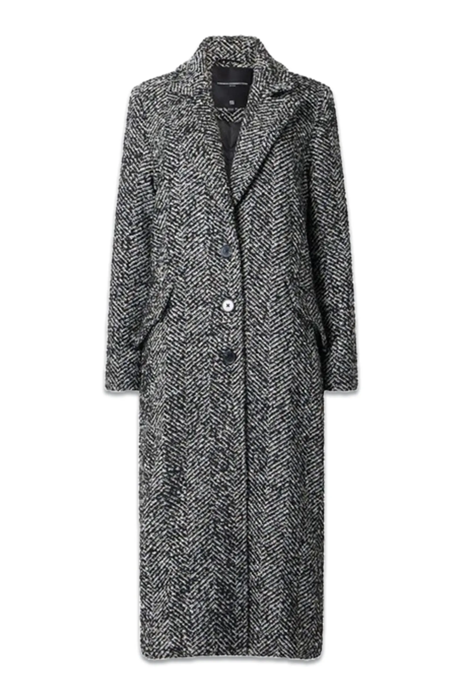 Chantelle Herringbone Coat