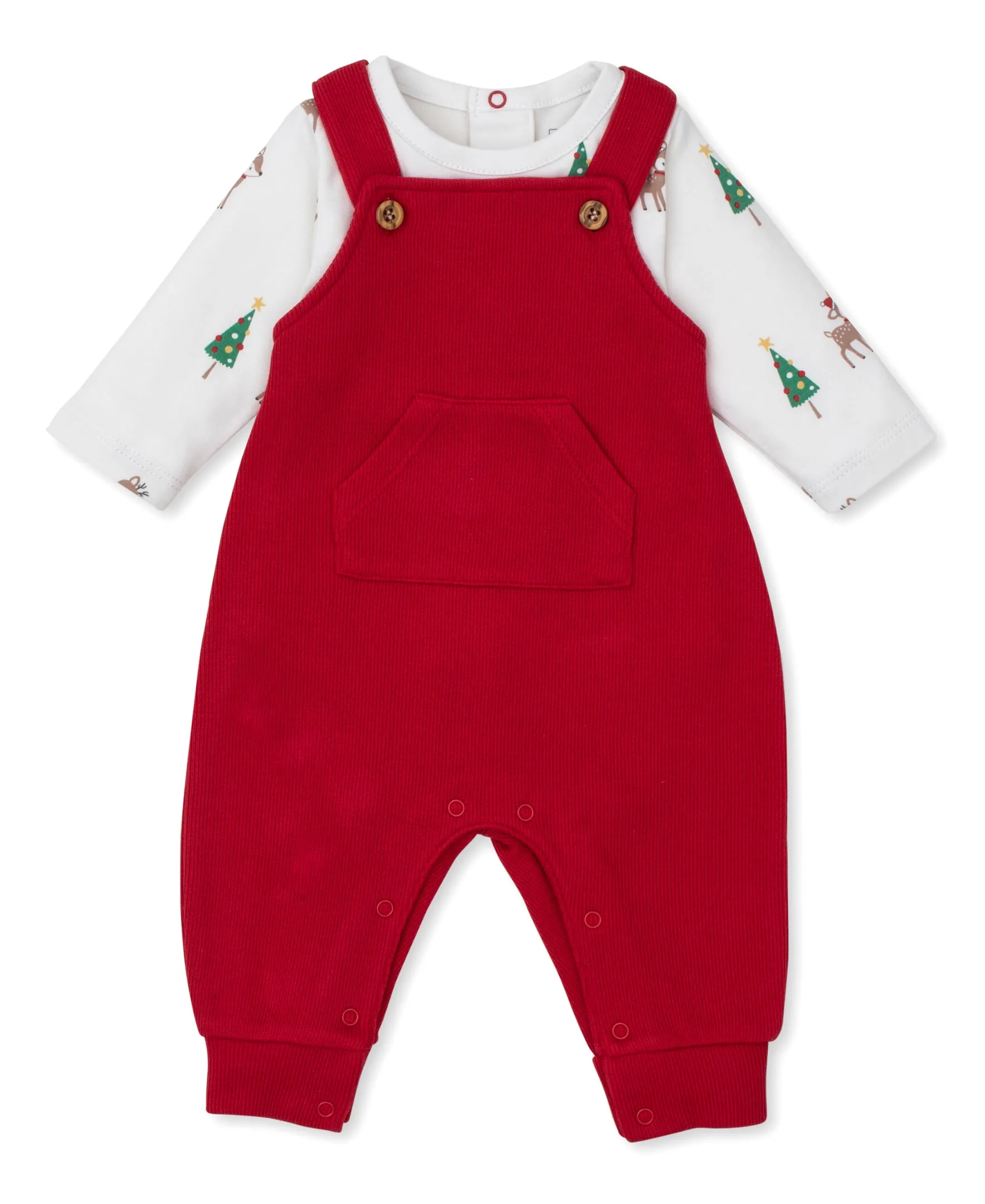 Christmas Deer Overall Set