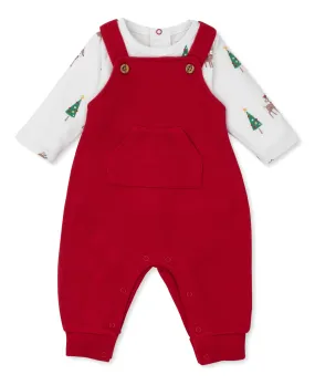 Christmas Deer Overall Set